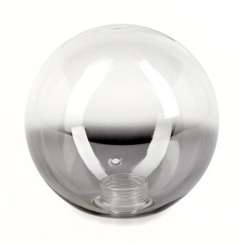 Glazen lampenkap  Bernado Reserve glas, reserveonderdeel Rookkleurig