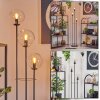 Gastor Staande lamp 30 cm Zwart, 3-lichts