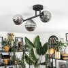 Chehalis Plafondlamp, Kogellampje Rookkleurig, 3-lichts
