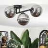 Chehalis Plafondlamp, Kogellampje Rookkleurig, 3-lichts