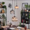 Koyoto Hanglamp, Kogellampje, Hanglamp, Cluster hanglamp Zwart, 3-lichts