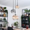 Koyoto Hanglamp, Kogellampje, Hanglamp, Cluster hanglamp Zwart, 3-lichts
