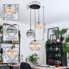 Koyoto Hanglamp, Kogellampje, Hanglamp, Cluster hanglamp Zwart, 3-lichts
