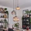 Koyoto Hanglamp, Kogellampje, Hanglamp, Cluster hanglamp Zwart, 3-lichts
