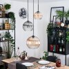 Koyoto Hanglamp, Kogellampje, Hanglamp, Cluster hanglamp Zwart, 3-lichts