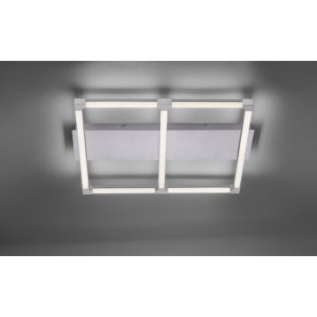 Leuchten-Direkt ANNE Plafondlamp LED roestvrij staal, 1-licht
