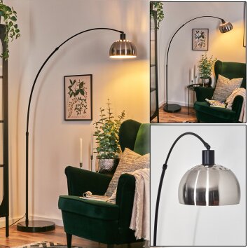 Baloca Staande lamp, Booglampen Zwart, 1-licht
