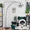 Baloca Staande lamp, Booglampen Zwart, 1-licht