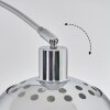 Baloca Staande lamp, Booglampen Chroom, Zwart, 1-licht