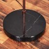 Baloca Staande lamp, Booglampen Koperkleurig, Zwart, 1-licht