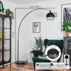 Baloca Staande lamp, Booglampen Zwart, 1-licht