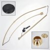 Baloca Staande lamp, Booglampen Goud, Zwart, 1-licht