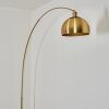 Baloca Staande lamp, Booglampen Goud, Zwart, 1-licht