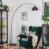 Baloca Staande lamp, Booglampen Chroom, Zwart, 1-licht