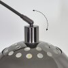 Baloca Staande lamp, Booglampen Chroom, Zwart, 1-licht
