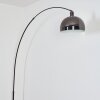 Baloca Staande lamp, Booglampen Chroom, Zwart, 1-licht