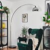Baloca Staande lamp, Booglampen Chroom, Zwart, 1-licht