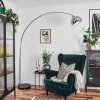 Baloca Staande lamp, Booglampen Chroom, Zwart, 1-licht