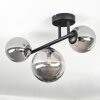 Chehalis Plafondlamp, Kogellampje Rookkleurig, 3-lichts