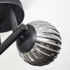 Chehalis Plafondlamp, Kogellampje Rookkleurig, 3-lichts