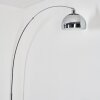 Baloca Staande lamp, Booglampen Chroom, Zwart, 1-licht