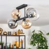 Gastor Plafondlamp, Kogellampje Amber, Duidelijk, Rookkleurig, 6-lichts