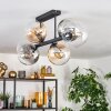 Gastor Plafondlamp, Kogellampje Amber, Duidelijk, Rookkleurig, 6-lichts