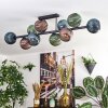 Gastor Plafondlamp, Kogellampje Blauw, Groen, Koperkleurig, 10-lichts