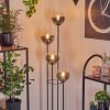 Gastor Staande lamp 30 cm Hout donker, Zwart, 4-lichts