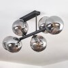 Gastor Plafondlamp, Kogellampje Rookkleurig, 6-lichts
