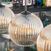 Koyoto Hanglamp, Kogellampje, Hanglamp Amber, Duidelijk, 3-lichts