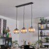 Koyoto Hanglamp, Kogellampje, Hanglamp Amber, Duidelijk, 3-lichts