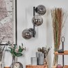 Chehalis Kogellampje, Wandlamp Rookkleurig, 3-lichts