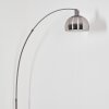 Baloca Staande lamp, Booglampen Nikkel mat, Zwart, 1-licht