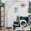 Baloca Staande lamp, Booglampen Koperkleurig, Zwart, 1-licht