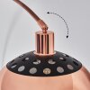 Baloca Staande lamp, Booglampen Koperkleurig, Zwart, 1-licht