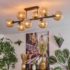 Gastor Plafondlamp, Kogellampje Amber, 8-lichts