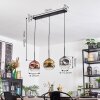 Ripoll Hanglamp, Kogellampje, Hanglamp Goud, Duidelijk, Koperkleurig, Rookkleurig, 3-lichts