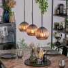 Koyoto Hanglamp, Kogellampje, Hanglamp Koperkleurig, 3-lichts
