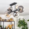 Gastor Plafondlamp, Kogellampje Amber, Duidelijk, Rookkleurig, 6-lichts