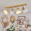 Orny Plafondlamp Natuurlijke kleuren, Wit, 4-lichts