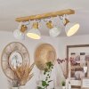 Orny Plafondlamp Natuurlijke kleuren, Wit, 4-lichts