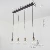 Quento Hanger Zwart-Goud, 4-lichts