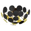 Trio verlichting DISCALGO Plafondlamp Zwart, 3-lichts