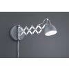 Reality SCISSOR Muurlamp Grijs, 1-licht