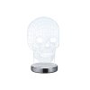 Reality SKULL Tafellamp LED Chroom, 1-licht