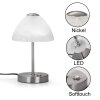 Reality QUEEN Tafellamp LED Nikkel mat, 1-licht
