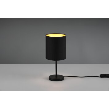 Reality JERRY Tafellamp Zwart, 1-licht