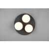 Trio verlichting Franklin Plafondlamp LED Antraciet, 3-lichts