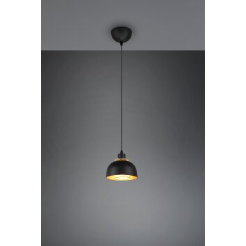 Reality Punch Hanglamp Zwart, 1-licht